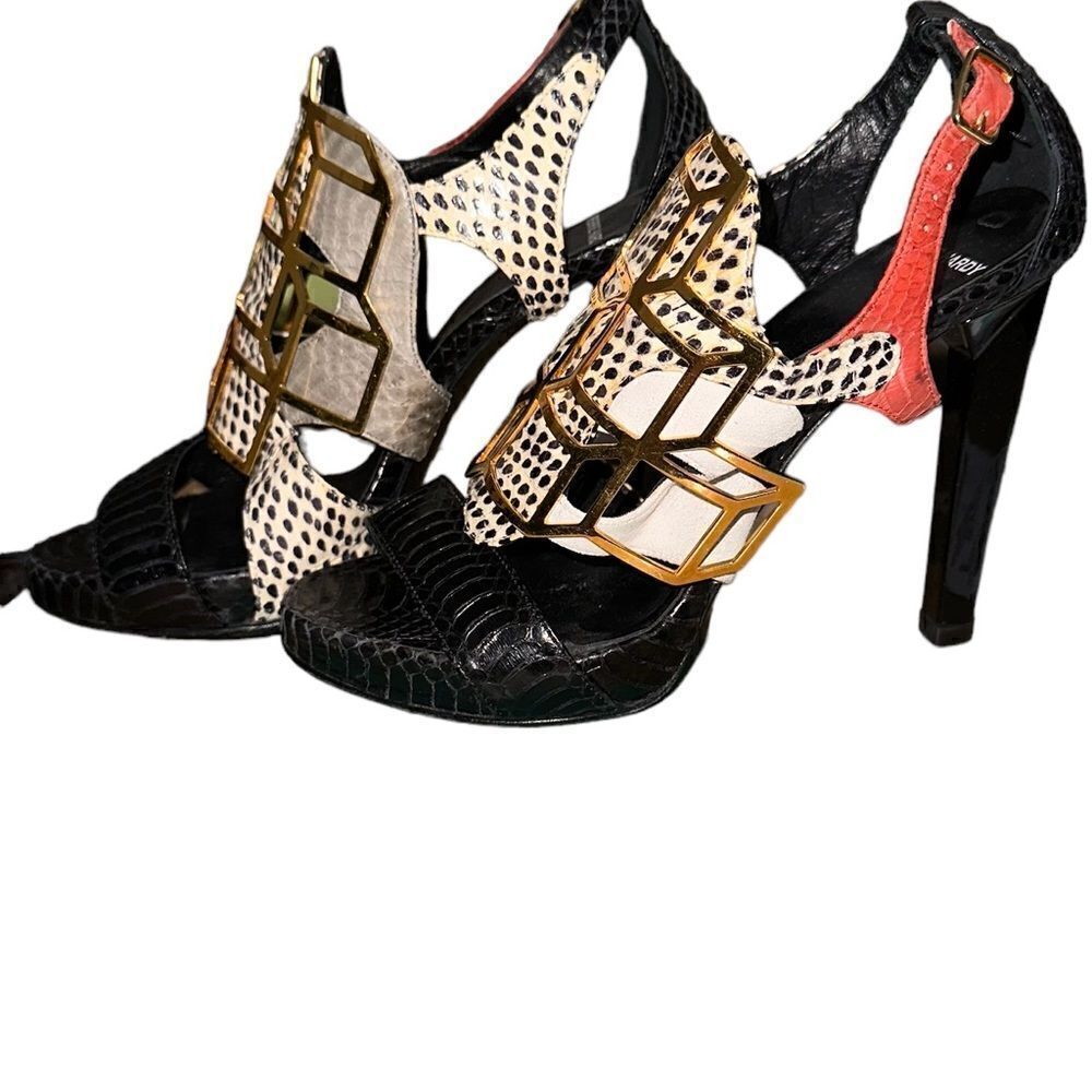 Pierre Hardy heels RARE Summer 2019 Size 7 (37) Nearly New Condition GORGEOUS - Picture 12 of 13